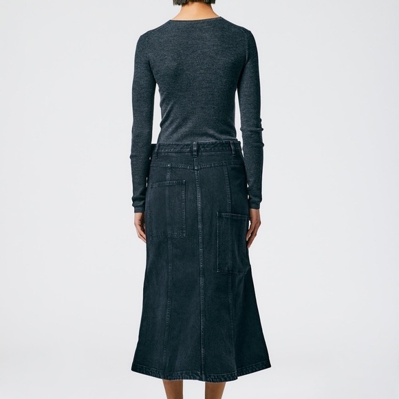 NWT! Tibi denim skirt. Retails for over $400 - Picture 2 of 6